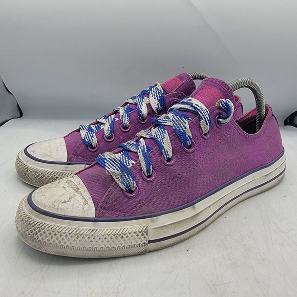 Converse Chuck Taylor All Star Womens 10 Violet Purple Sneaker Shoes 162453F - Picture 4 of 13